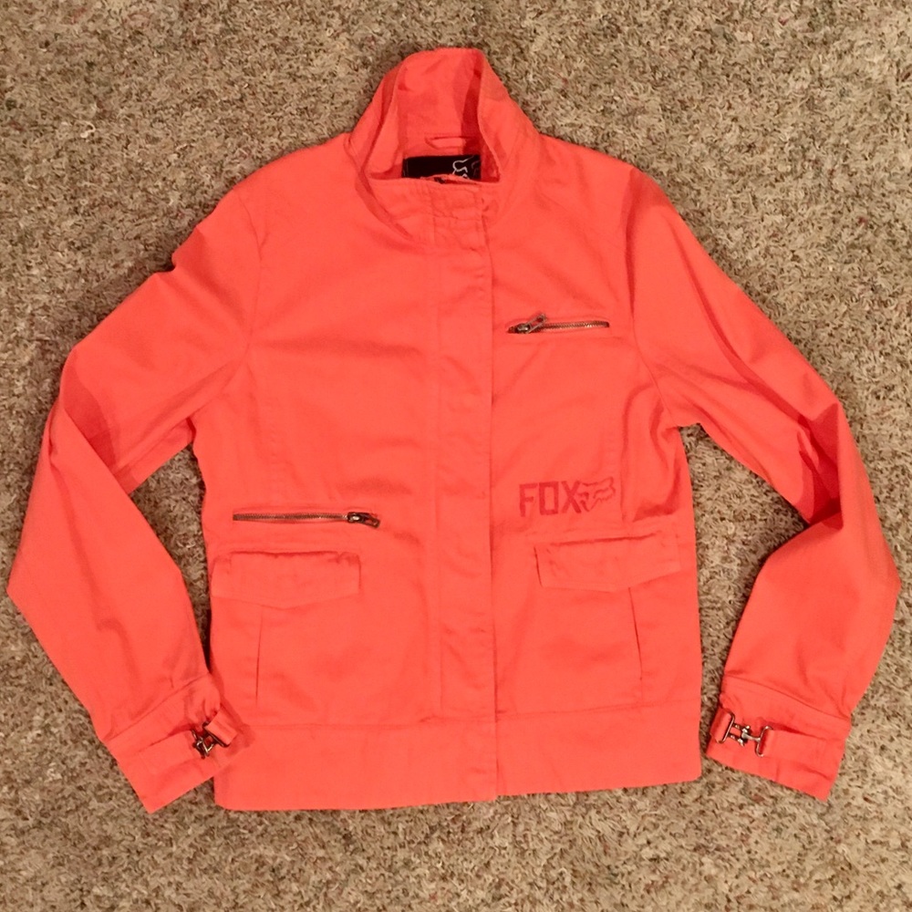 FOX RACING WOMENS CARGO ZIP UP JACKET NWOT